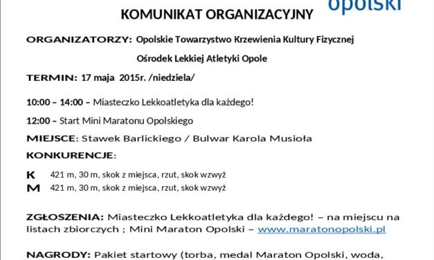 Mini maraton Opolski