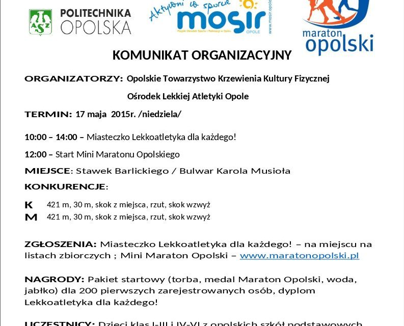 Mini maraton Opolski