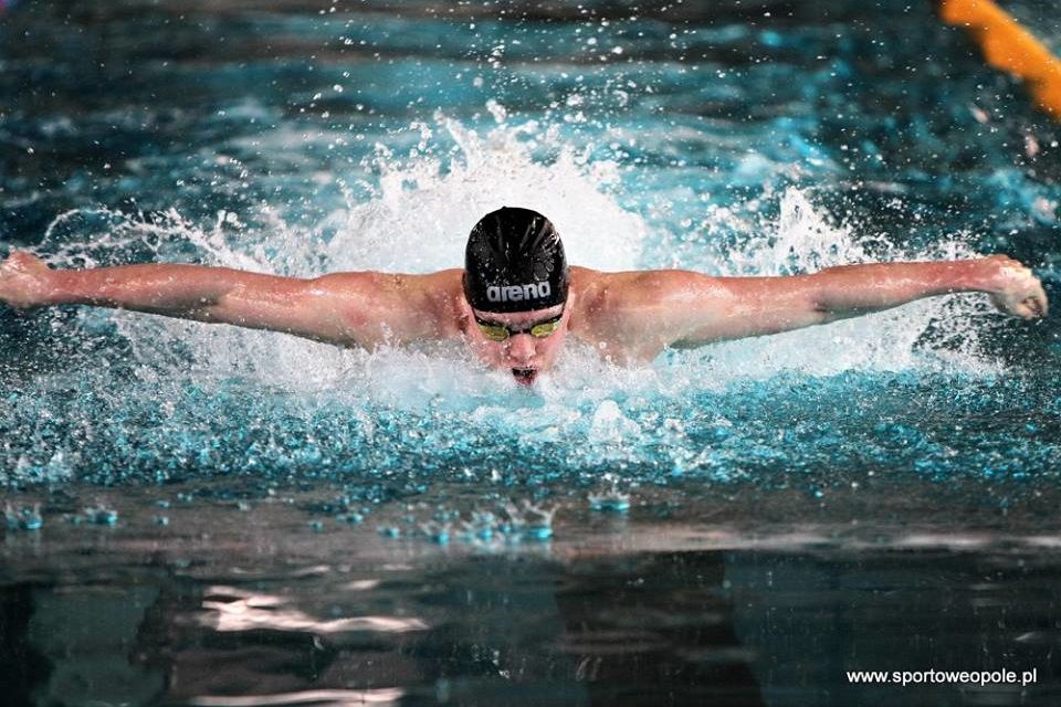 ARENA GRAND PRIX PUCHAR POLSKI w pływaniu 2017 z rekordem Polski w stylu grzbietowym.