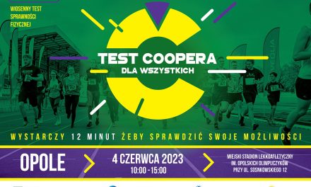 Test Coopera na Miejskim Stadionie Lekkoatletycznym 4 czerwca